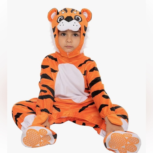 Spooktacular Creations  Unisex Tiger Costume for Kids. Dress Up  3T - Picture 4 of 9